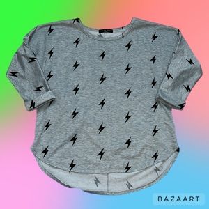 Kim & Cami Lightning Bolt Top